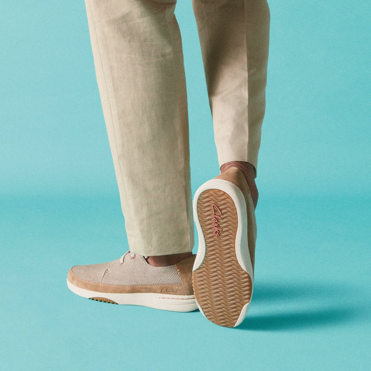 Men Easeway Lace Sand Combination