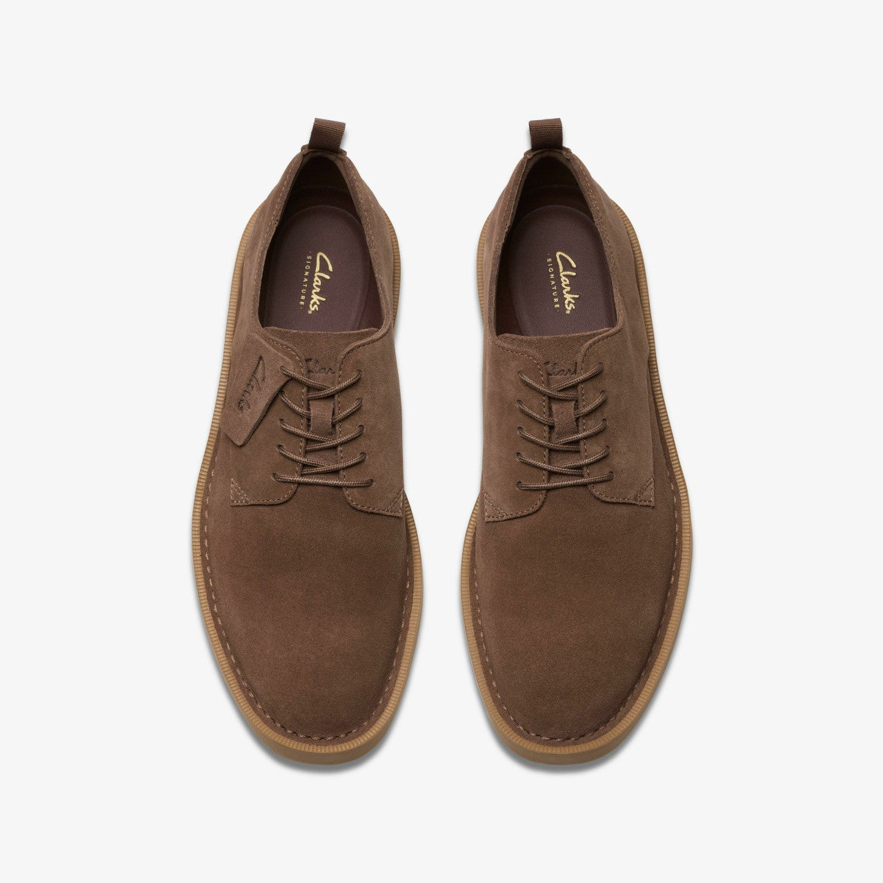Men Martock Lace Brown Suede