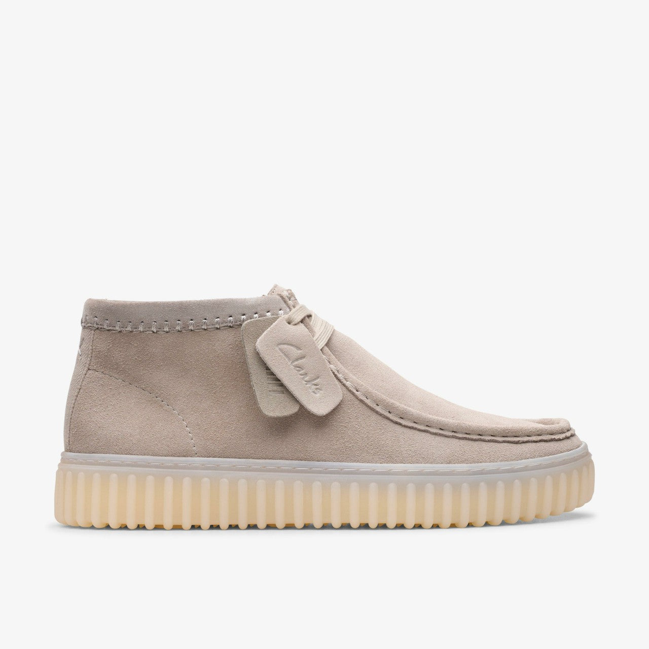 Men Torhill Hi Light Grey Suede