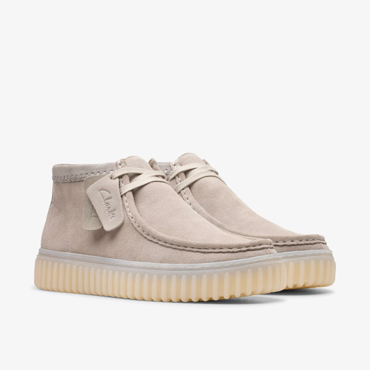 Men Torhill Hi Light Grey Suede