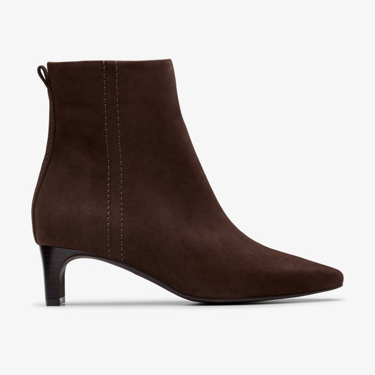 Women Edina Up Dark Brown Suede