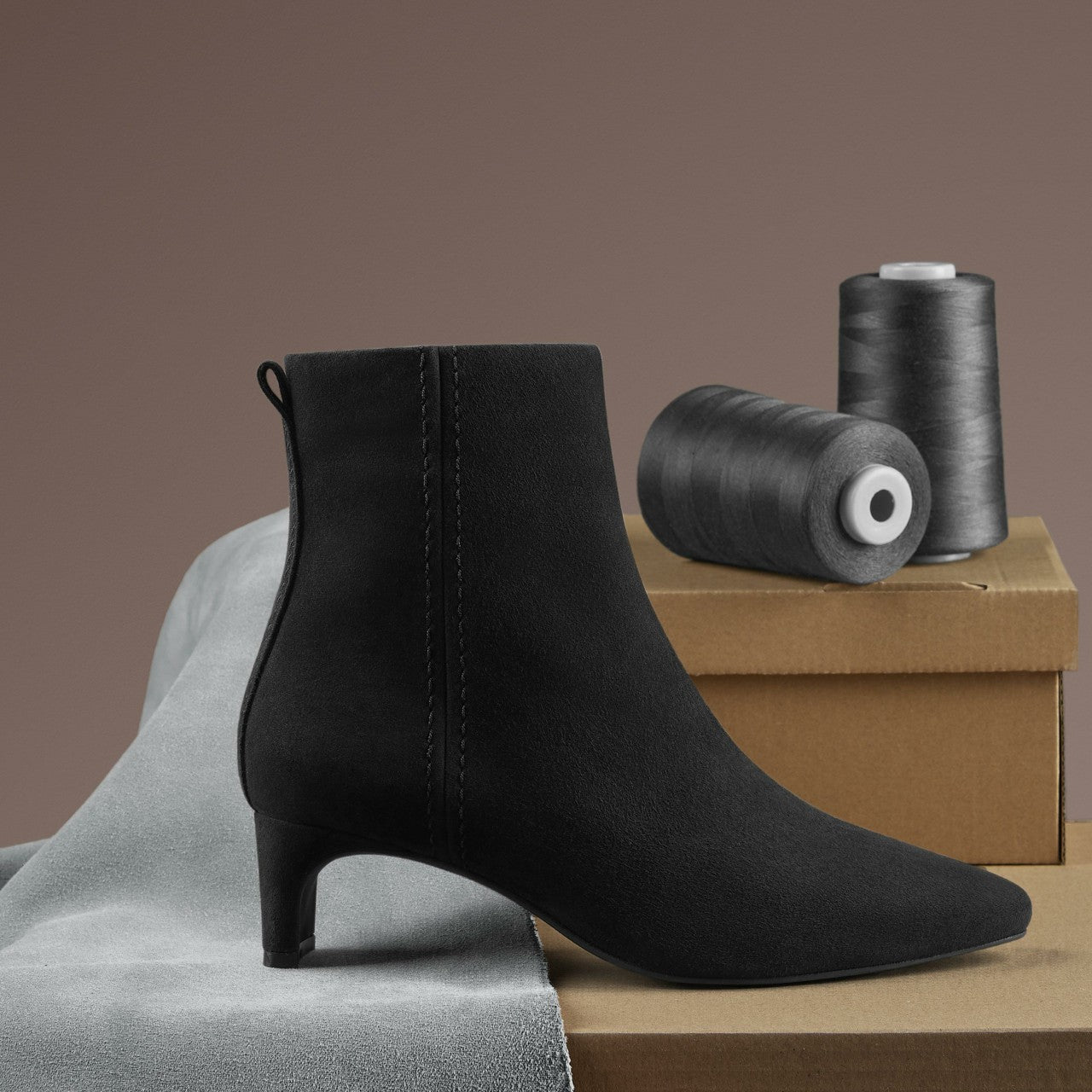 Women Edina Up Black Suede