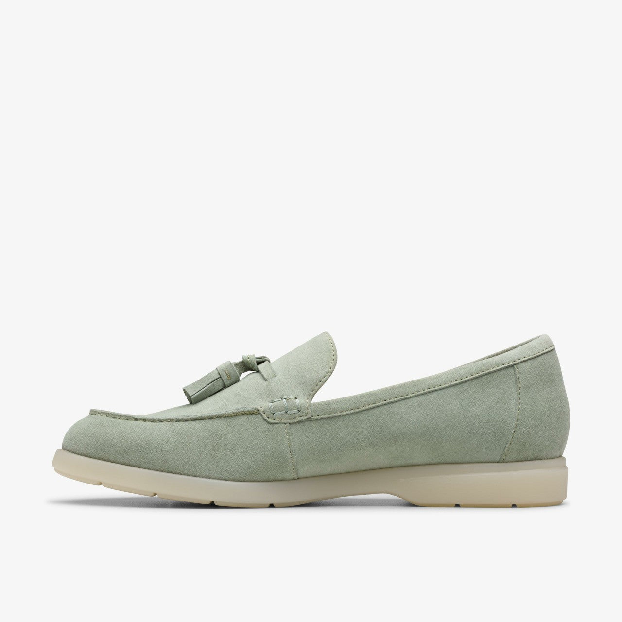 Women Narini Edge Light Green Suede
