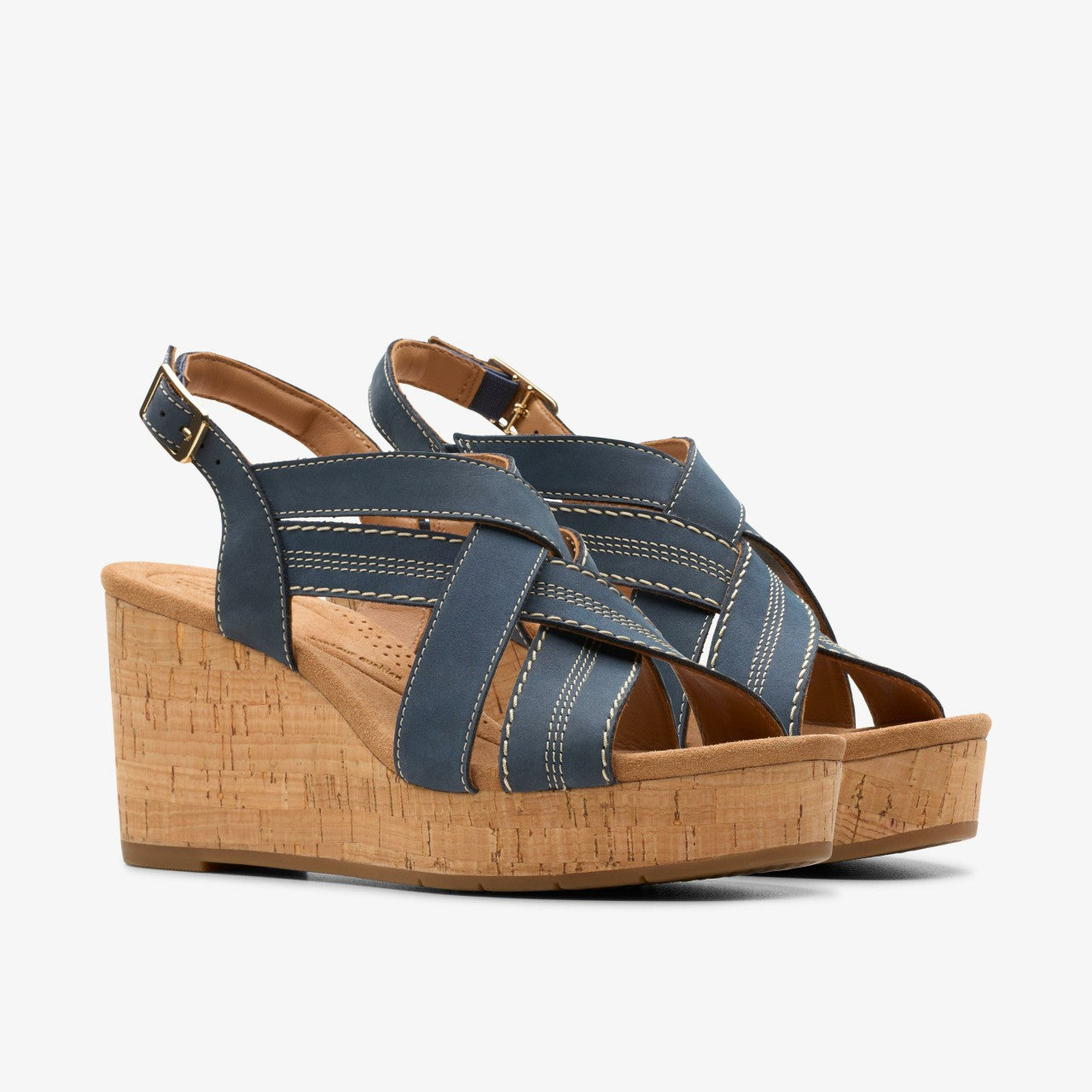 Women Sabina Sling Navy Nubuck