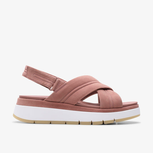 Women Tuscan Cross Mauve Suede