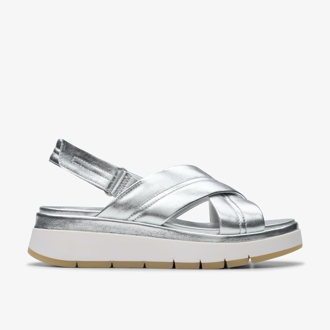 Women Tuscan Cross Silver Leather