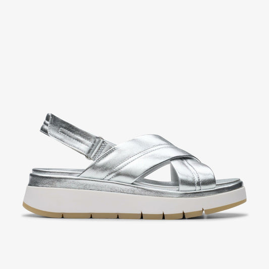 Women Tuscan Cross Silver Leather