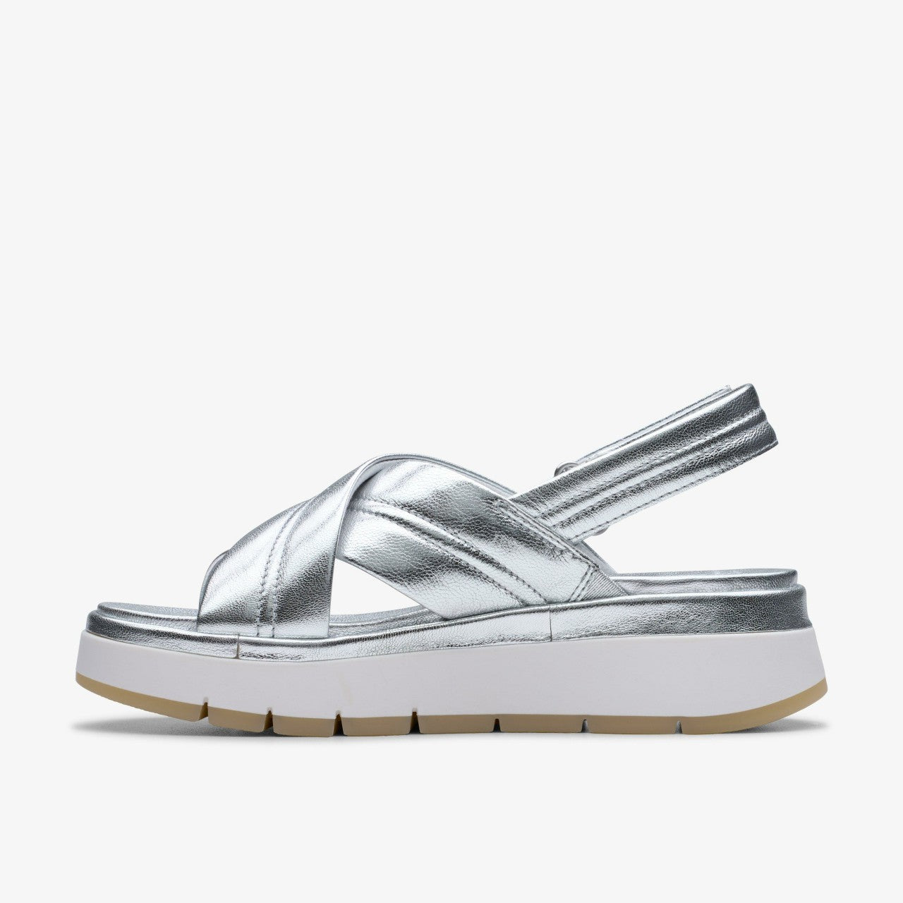 Women Tuscan Cross Silver Leather