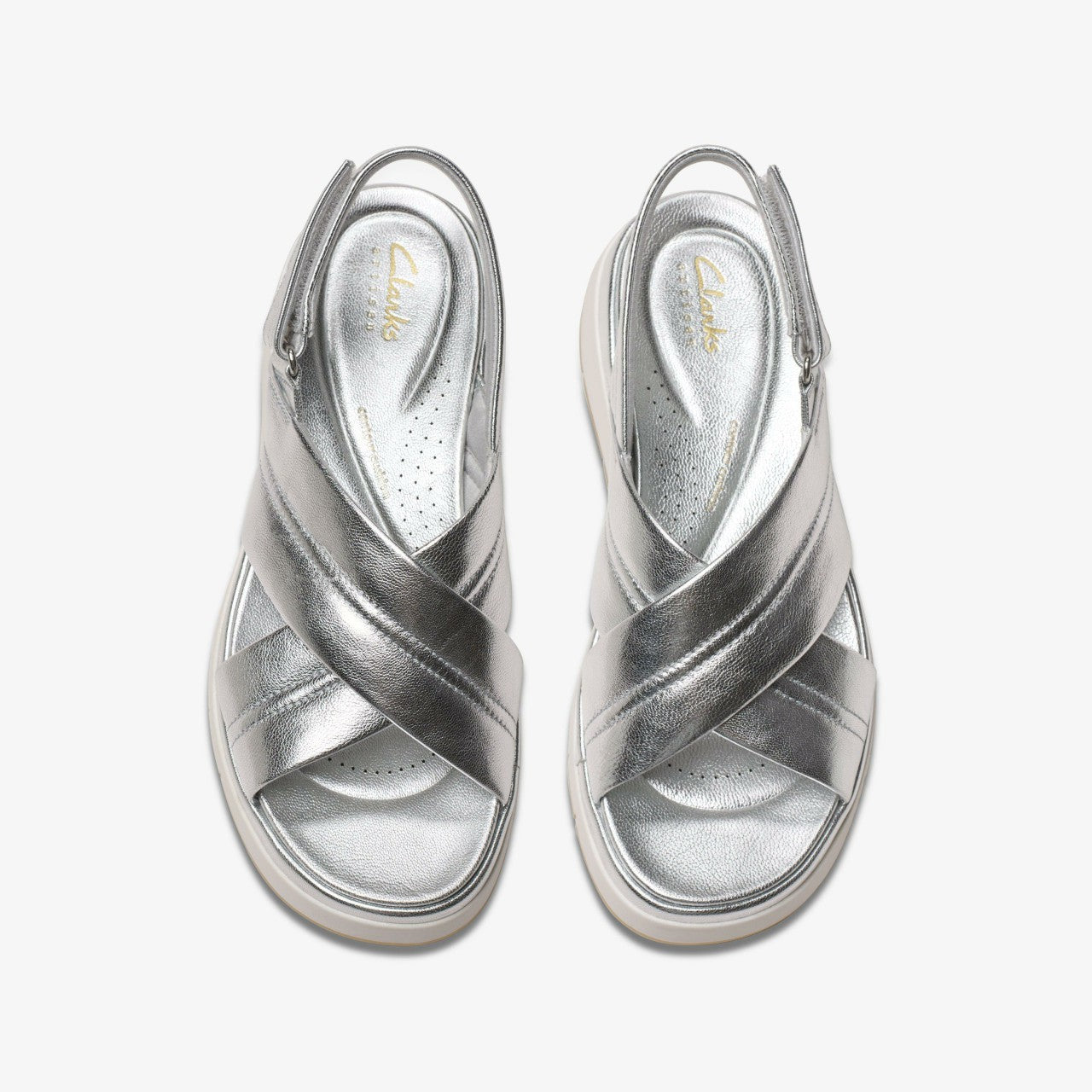 Women Tuscan Cross Silver Leather