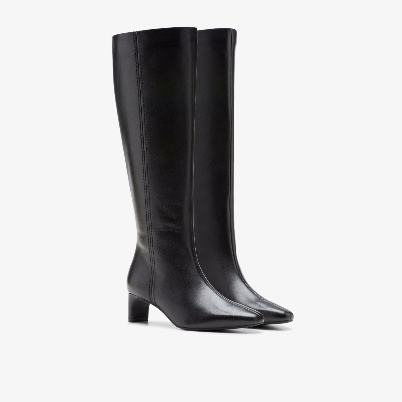 Women Edina Tall Black Leather