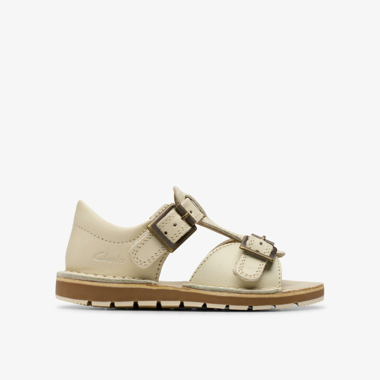 Kids Playsun RF Toddler Off White Leather
