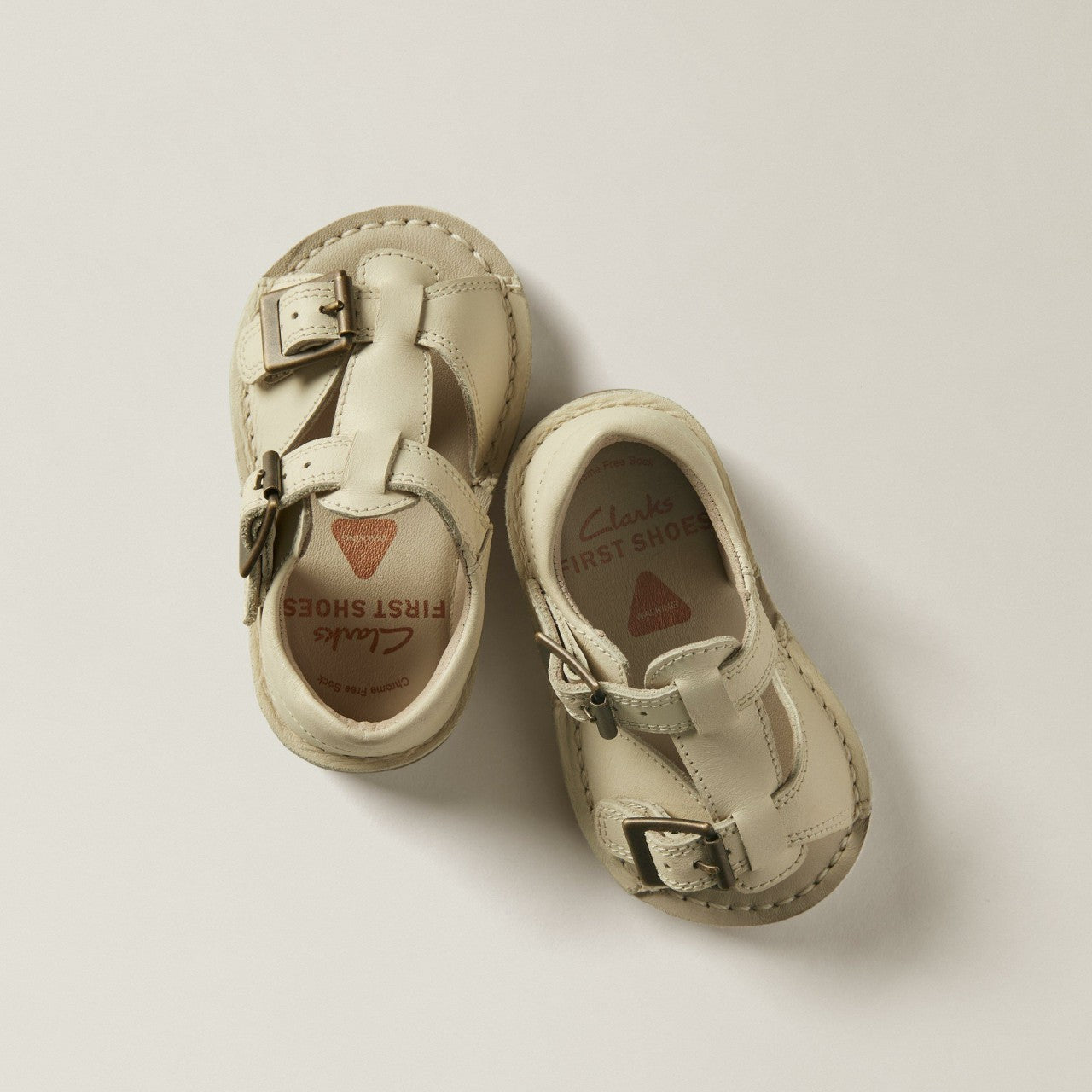 Kids Playsun RF Toddler Off White Leather