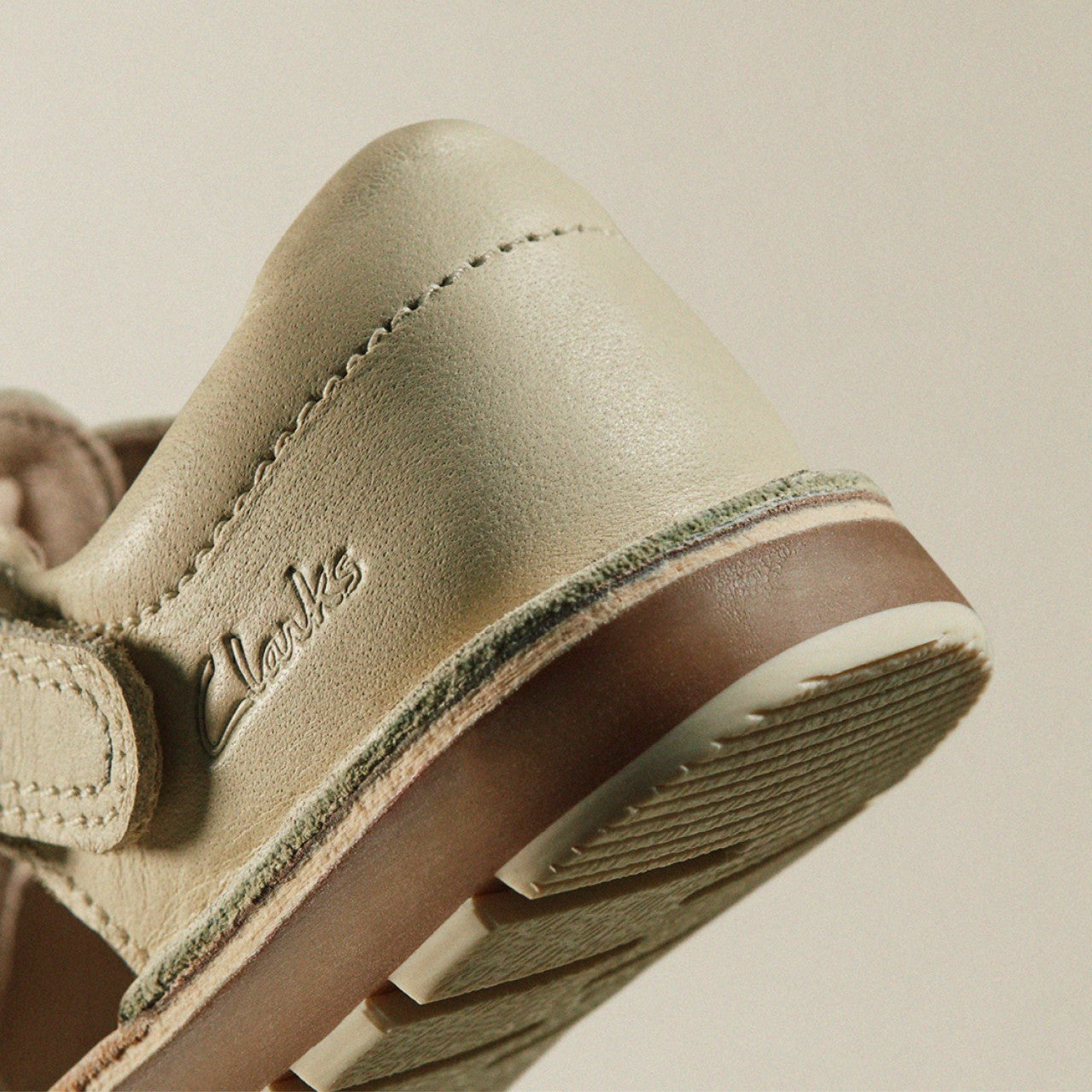 Kids Playsun RF Toddler Off White Leather