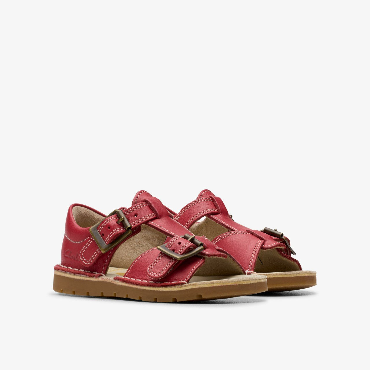 Kids Playsun Toddler Red Leather