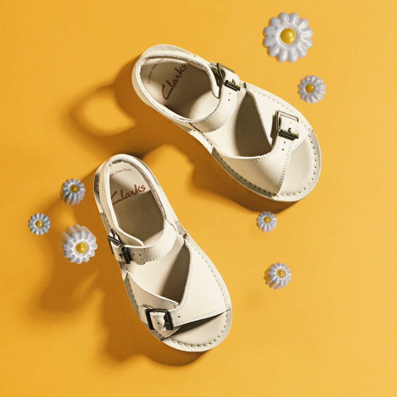 Kids Playsun Kid Off White Leather
