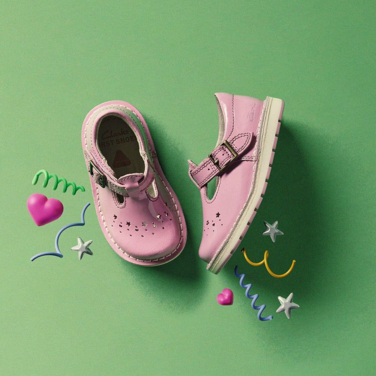 Kids Joyful Skip Toddler Pink Patent