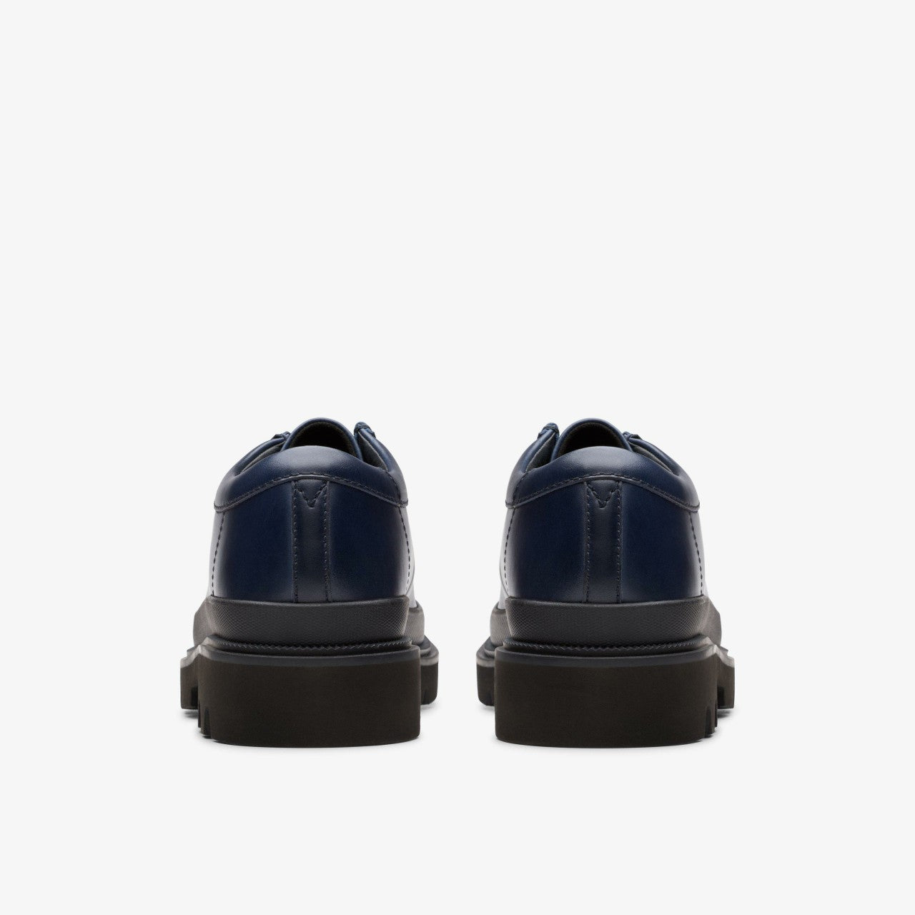 Men Badell Seam Navy Leather
