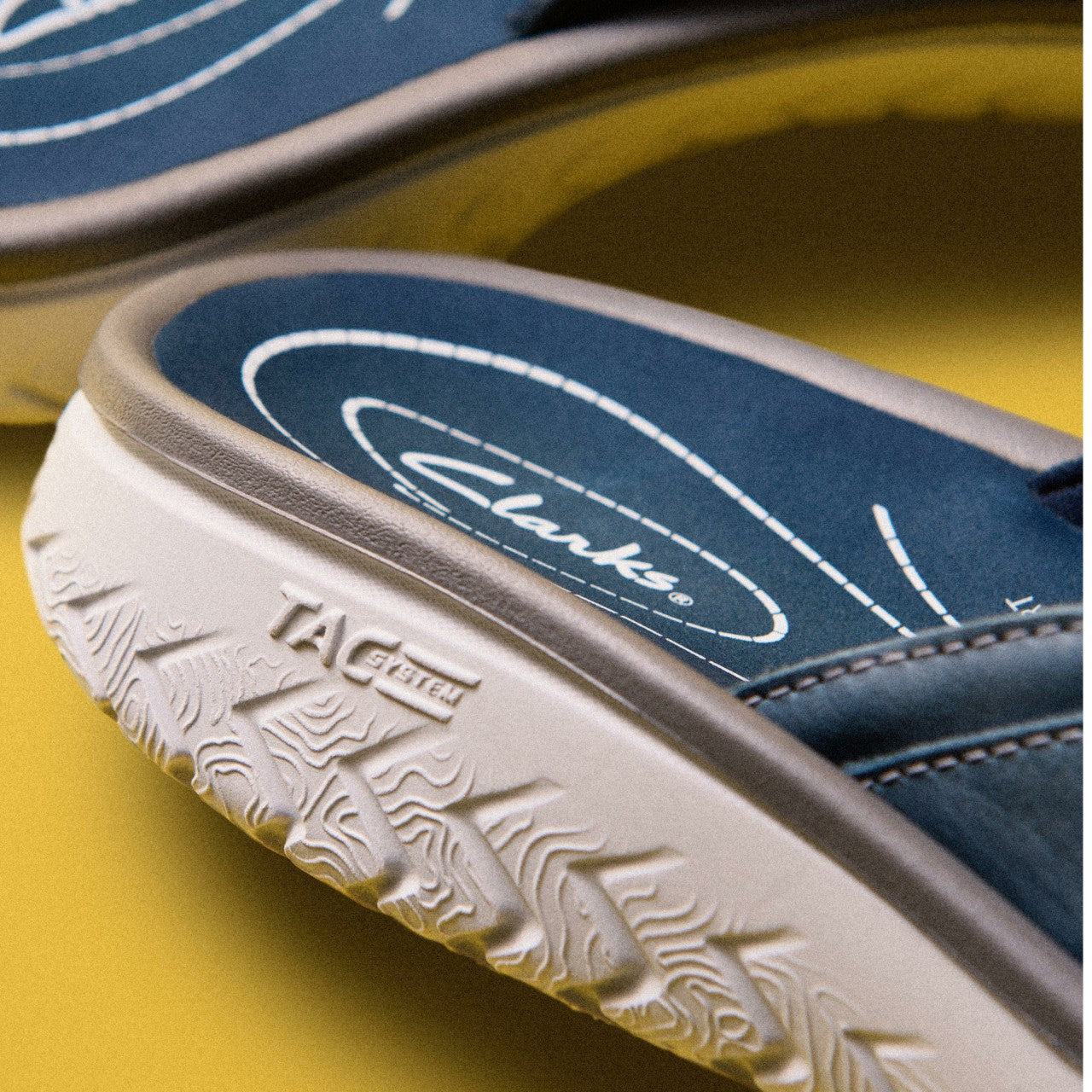 Men Wesley Sun Navy Leather