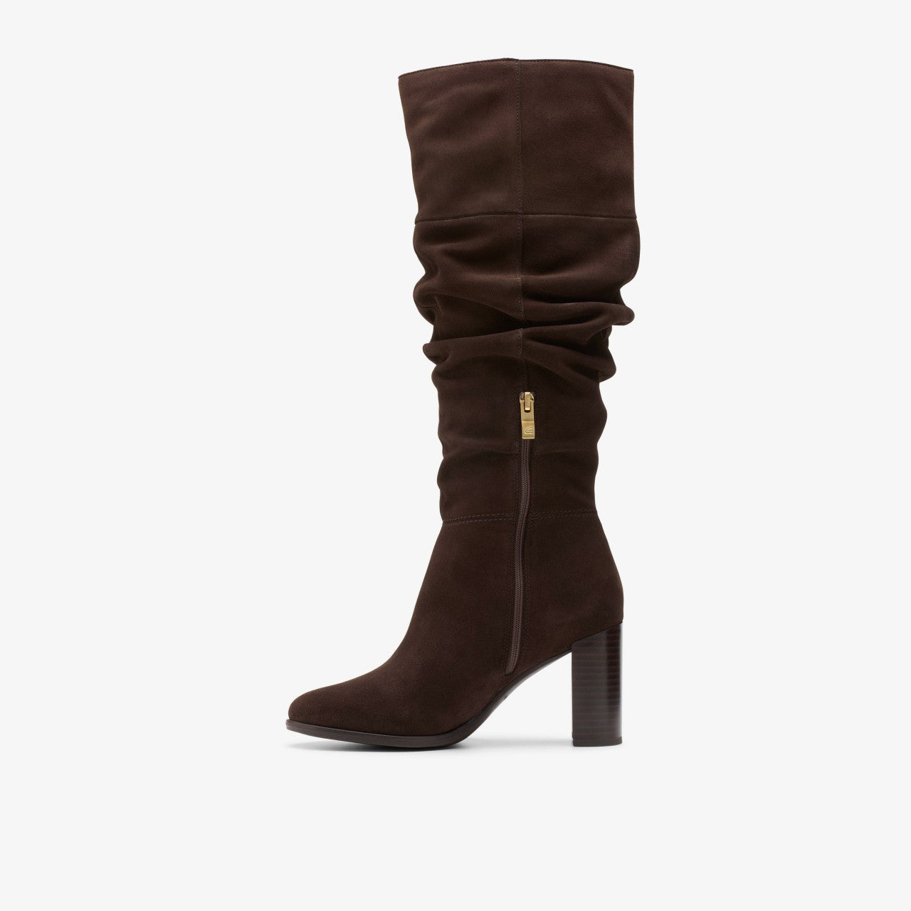 Women Freva 85 Slouch Dark Brown Suede
