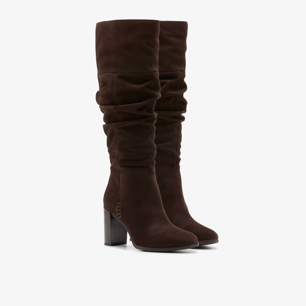Women Freva 85 Slouch Dark Brown Suede