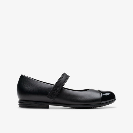 Kids Finja Gem Kid Black Leather