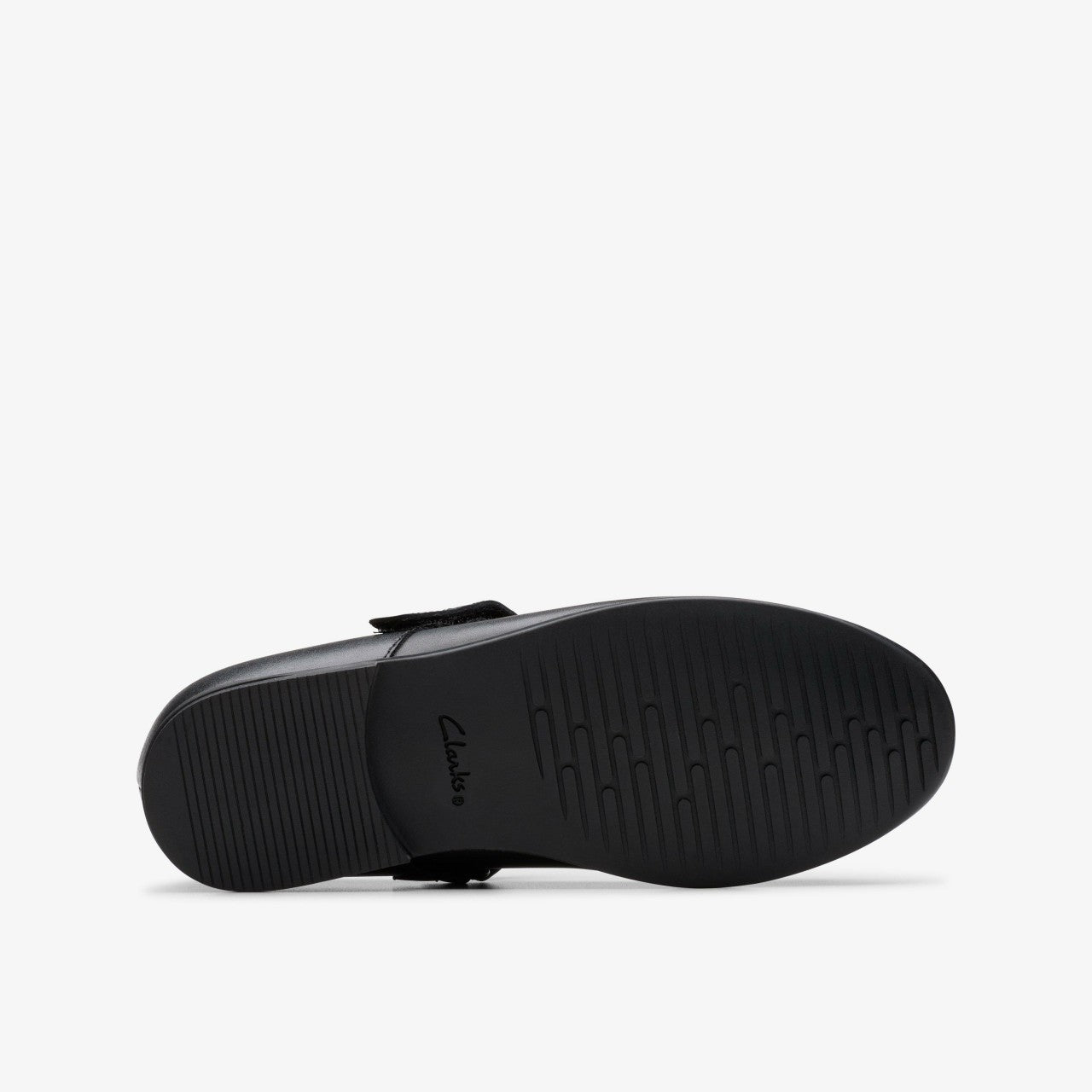 Kids Finja Tap Older Black Leather
