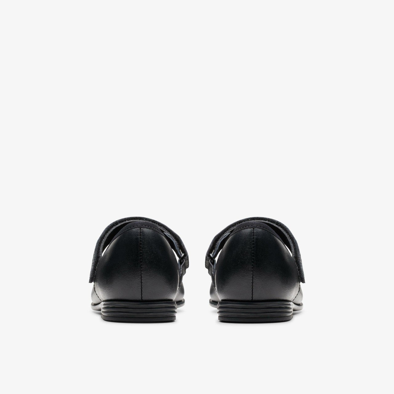 Kids Finja Tap Older Black Leather