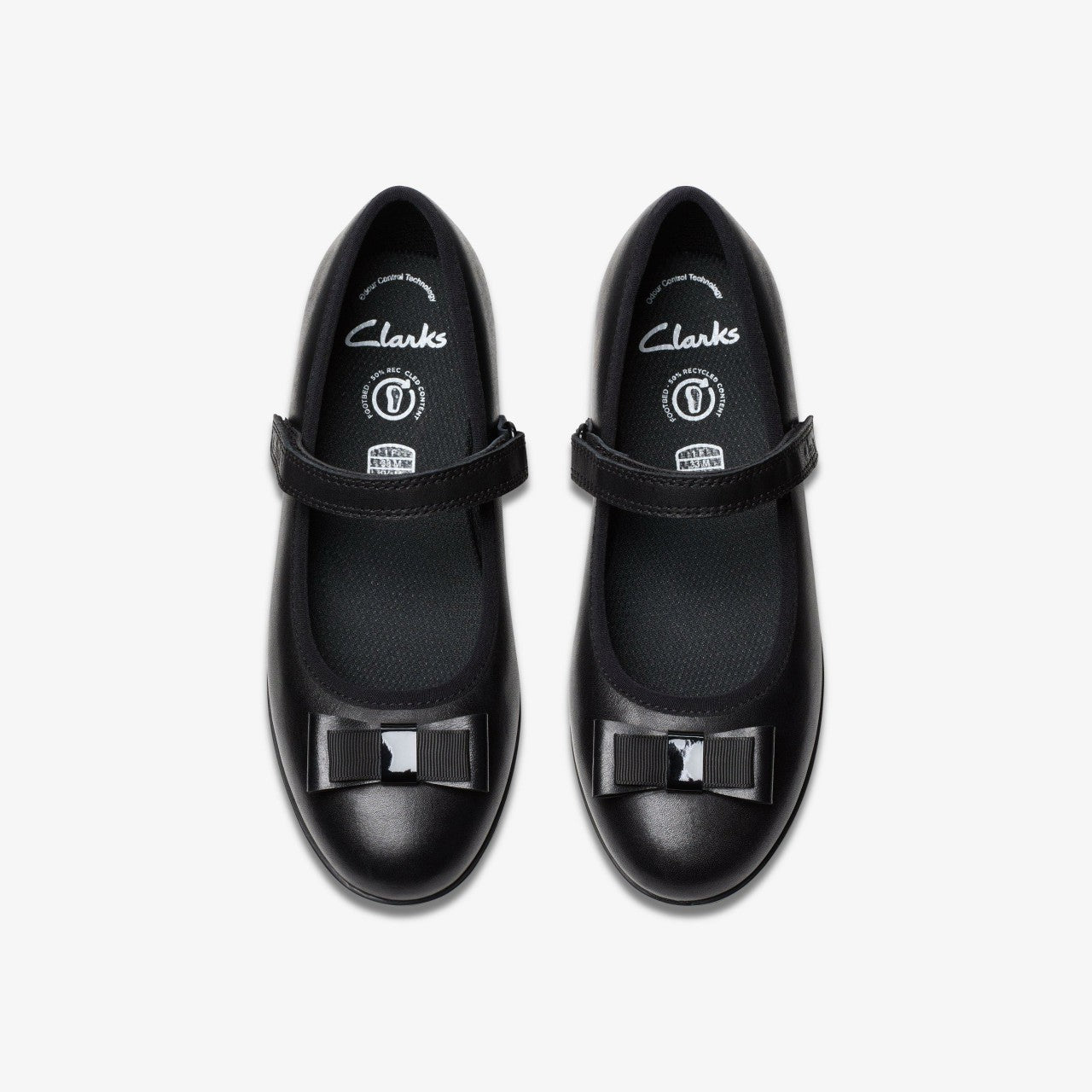 Kids Finja Tap Older Black Leather