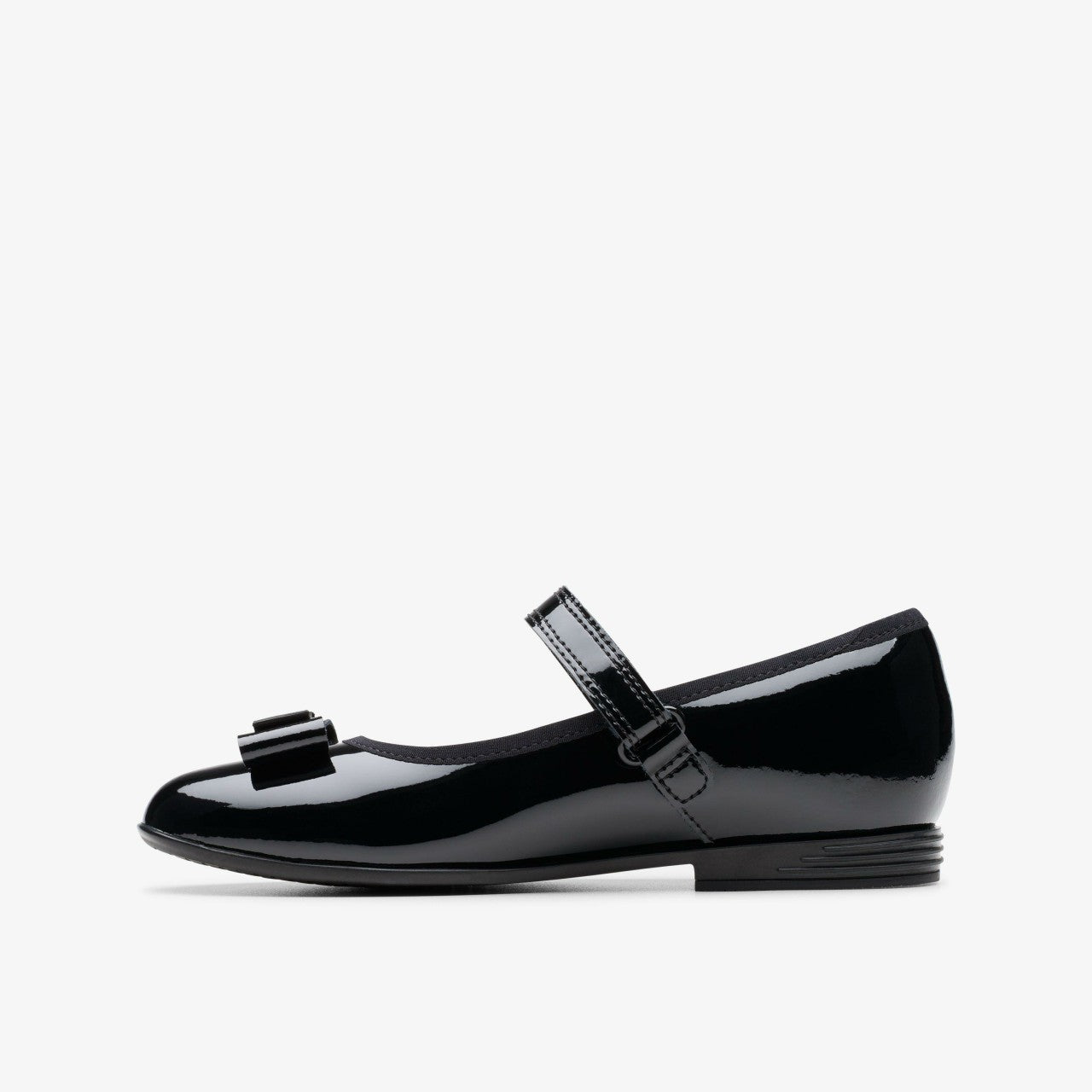 Kids Finja Tap Older Black Patent