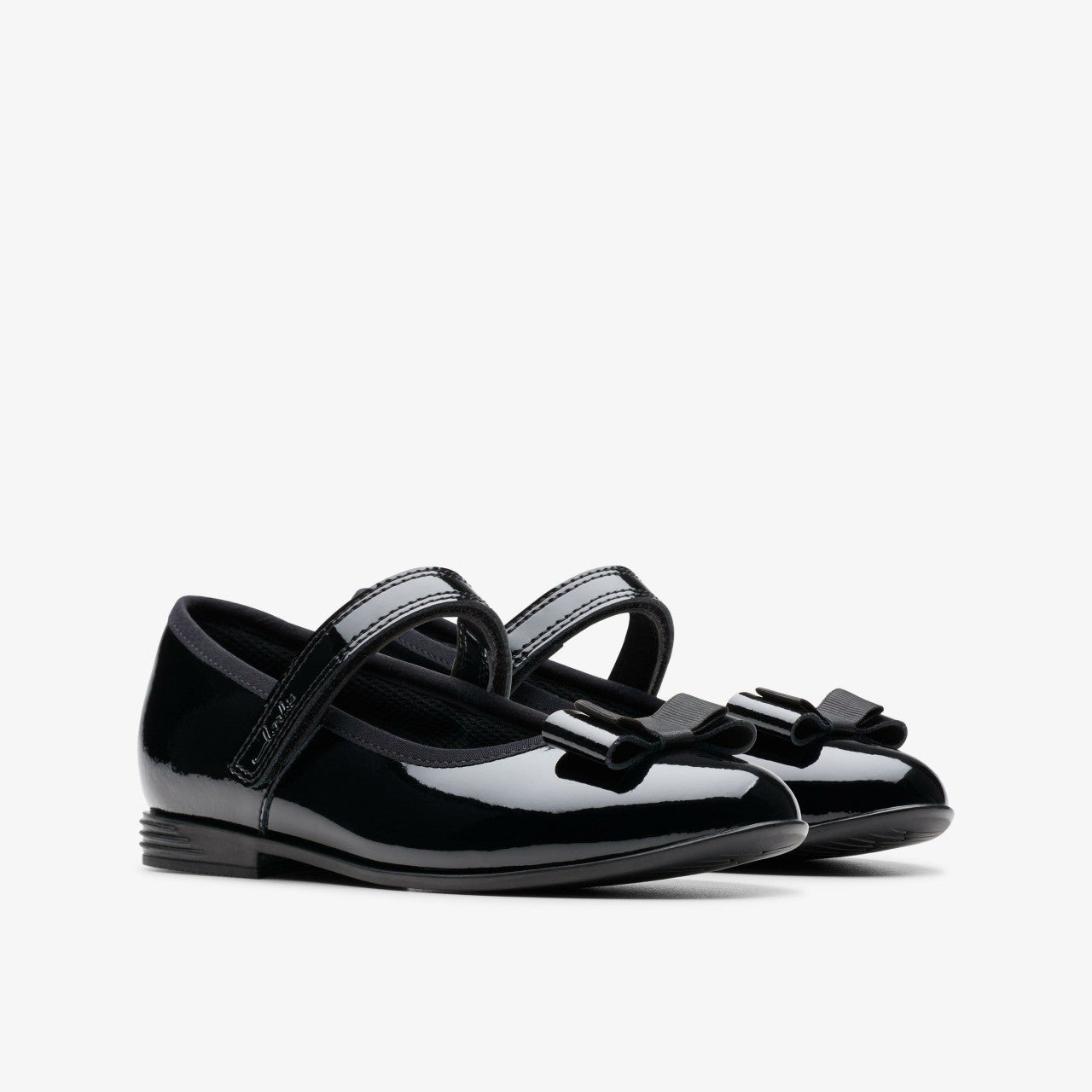 Kids Finja Tap Older Black Patent