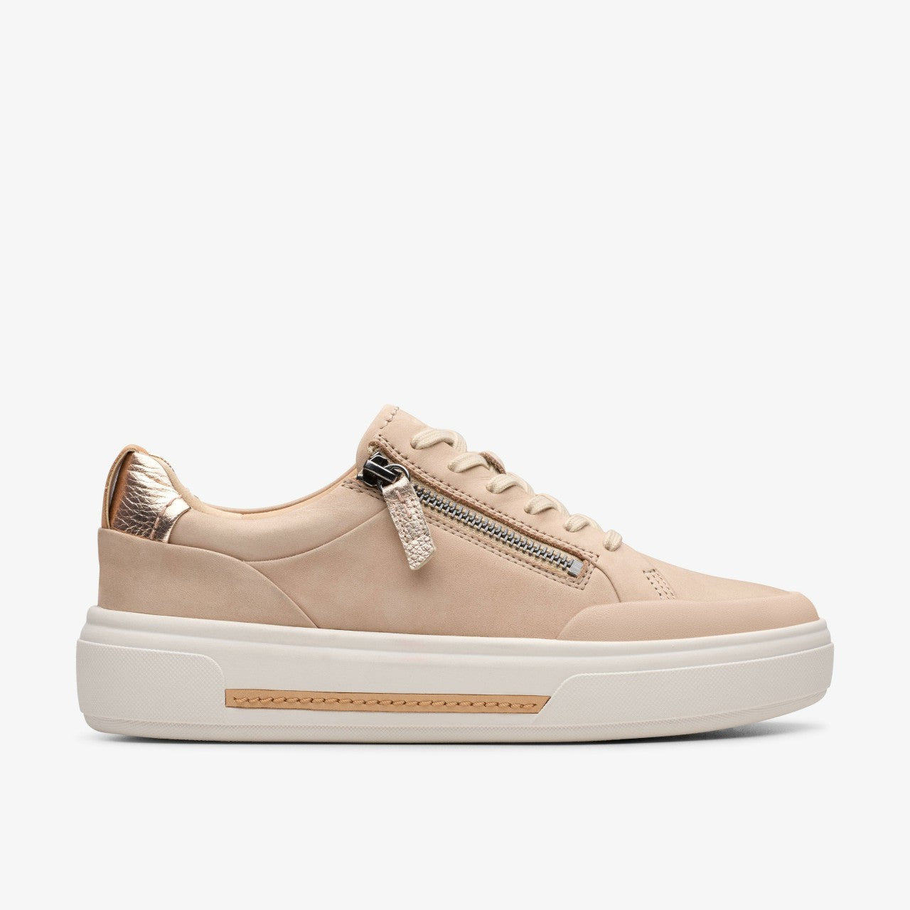 Women Hollyhock Zip Sand Nubuck