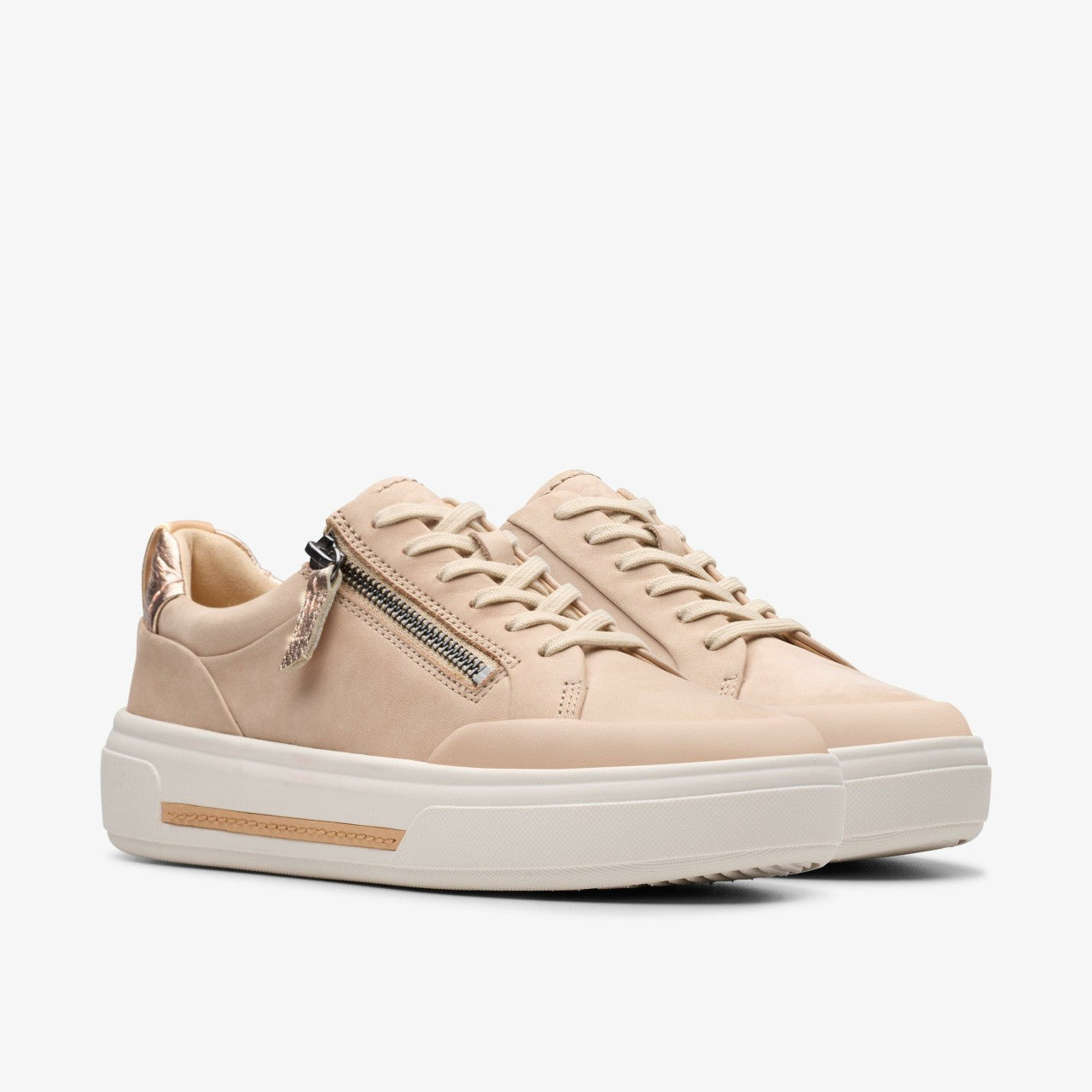 Women Hollyhock Zip Sand Nubuck