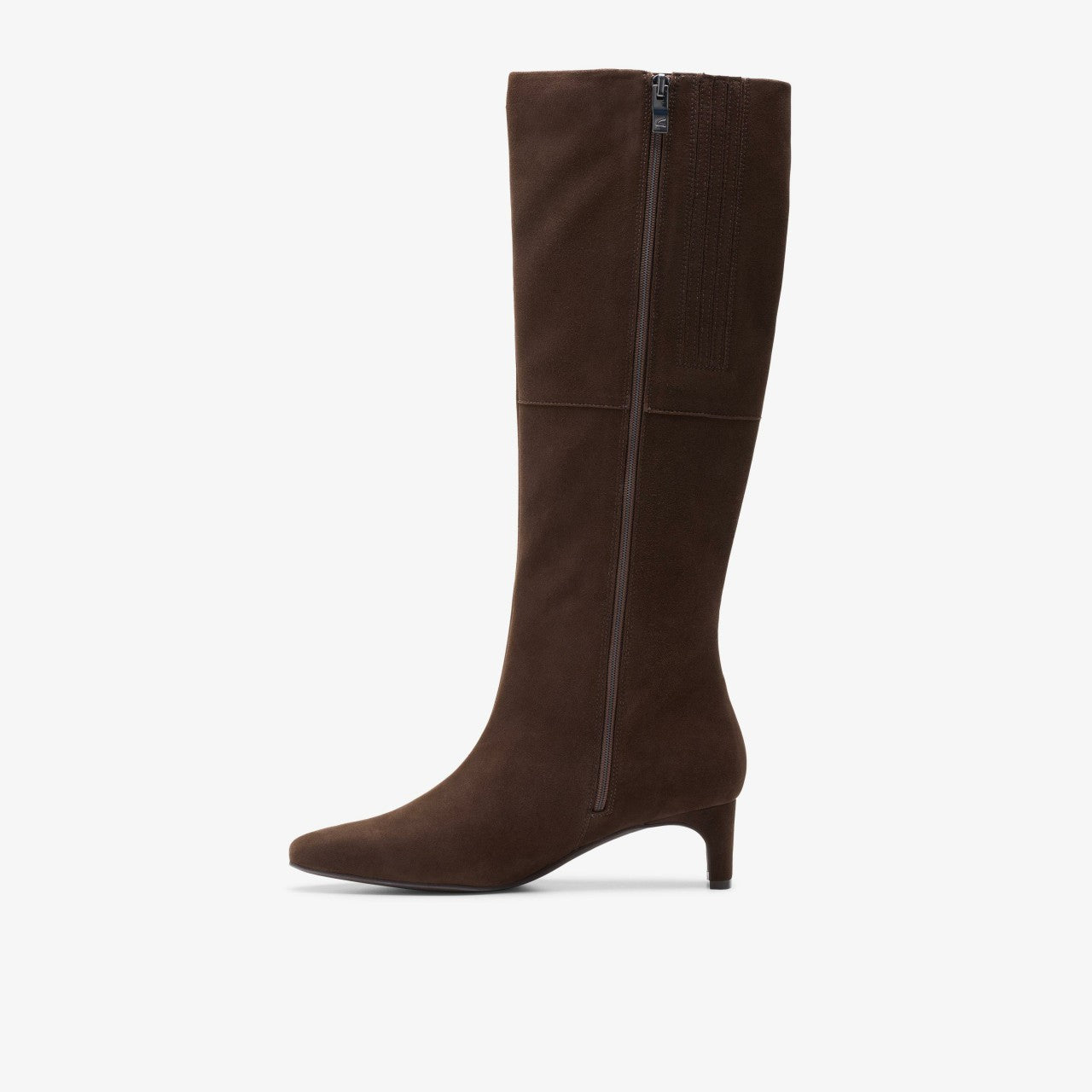 Women Edina Tall Dark Brown Suede