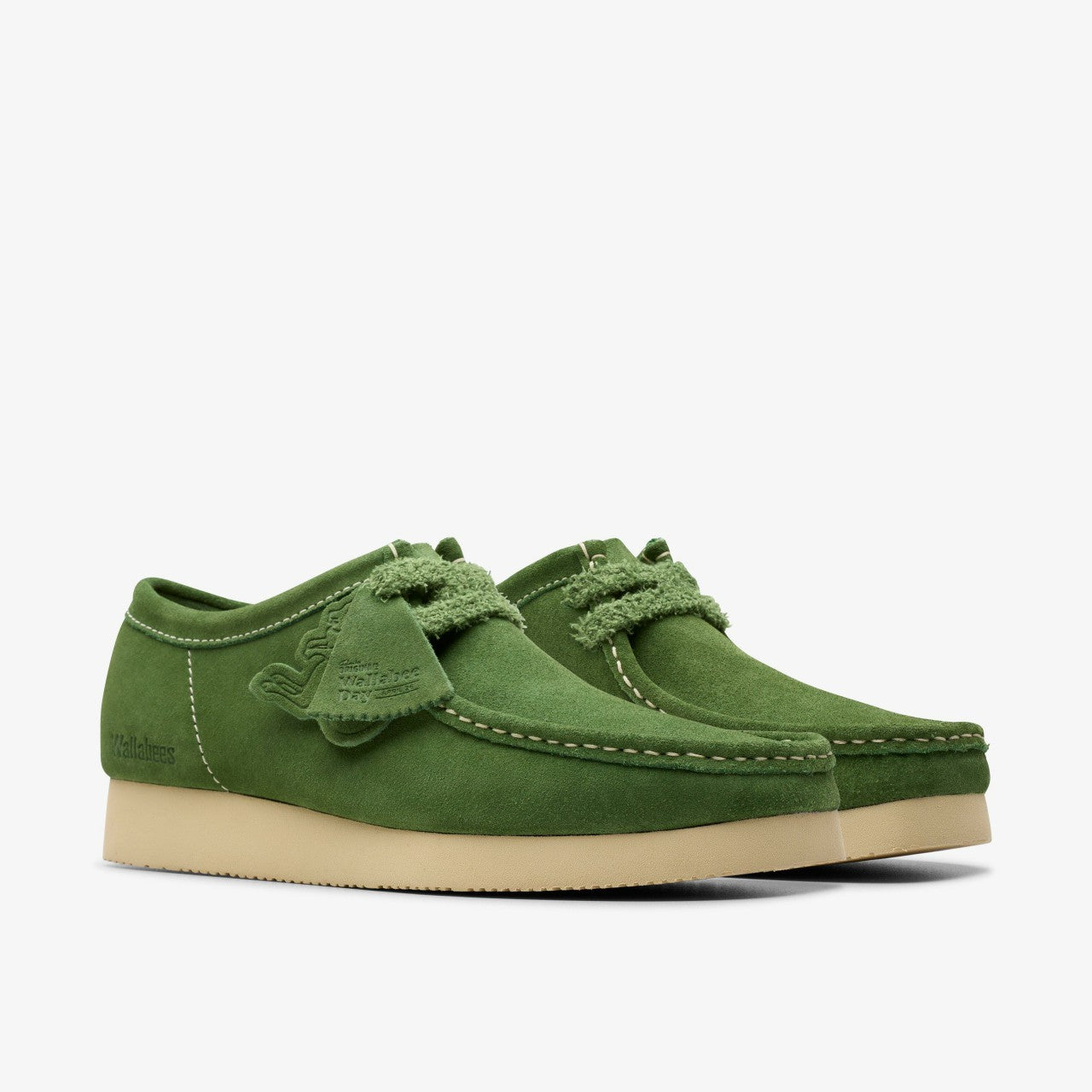 Men Wallabee 2604 Green Suede