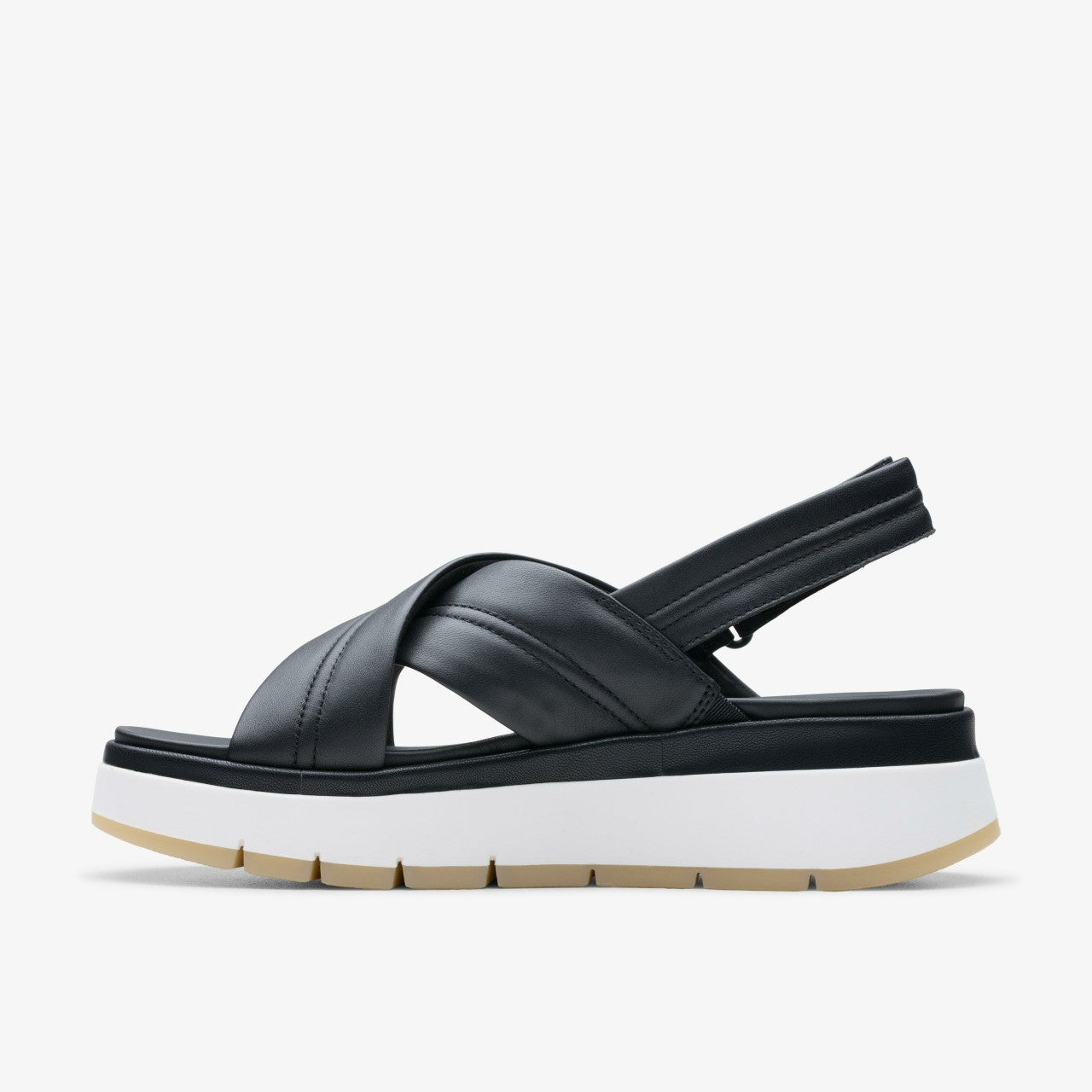 Women Tuscan Cross Black Leather