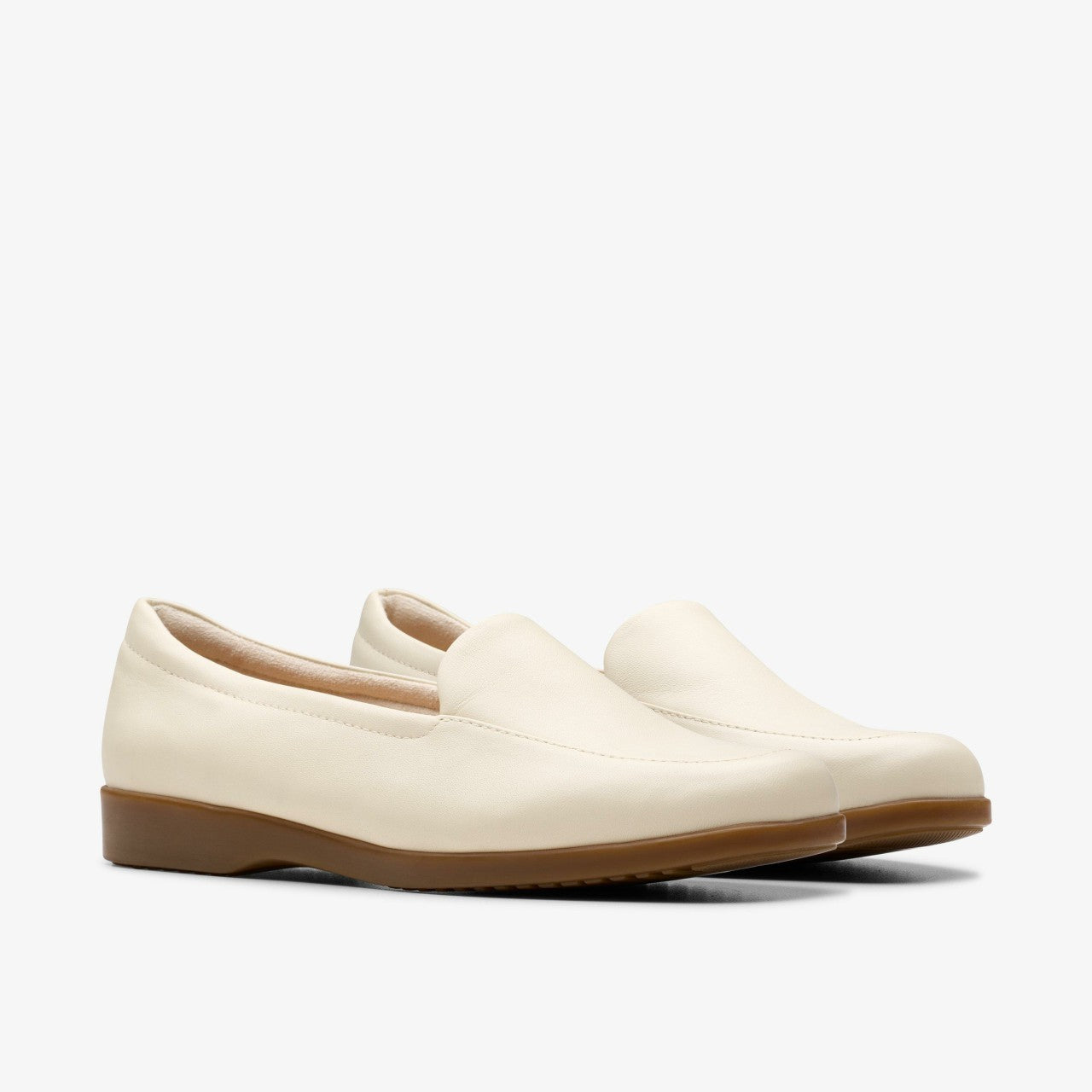 Women Georgia Cream Leather