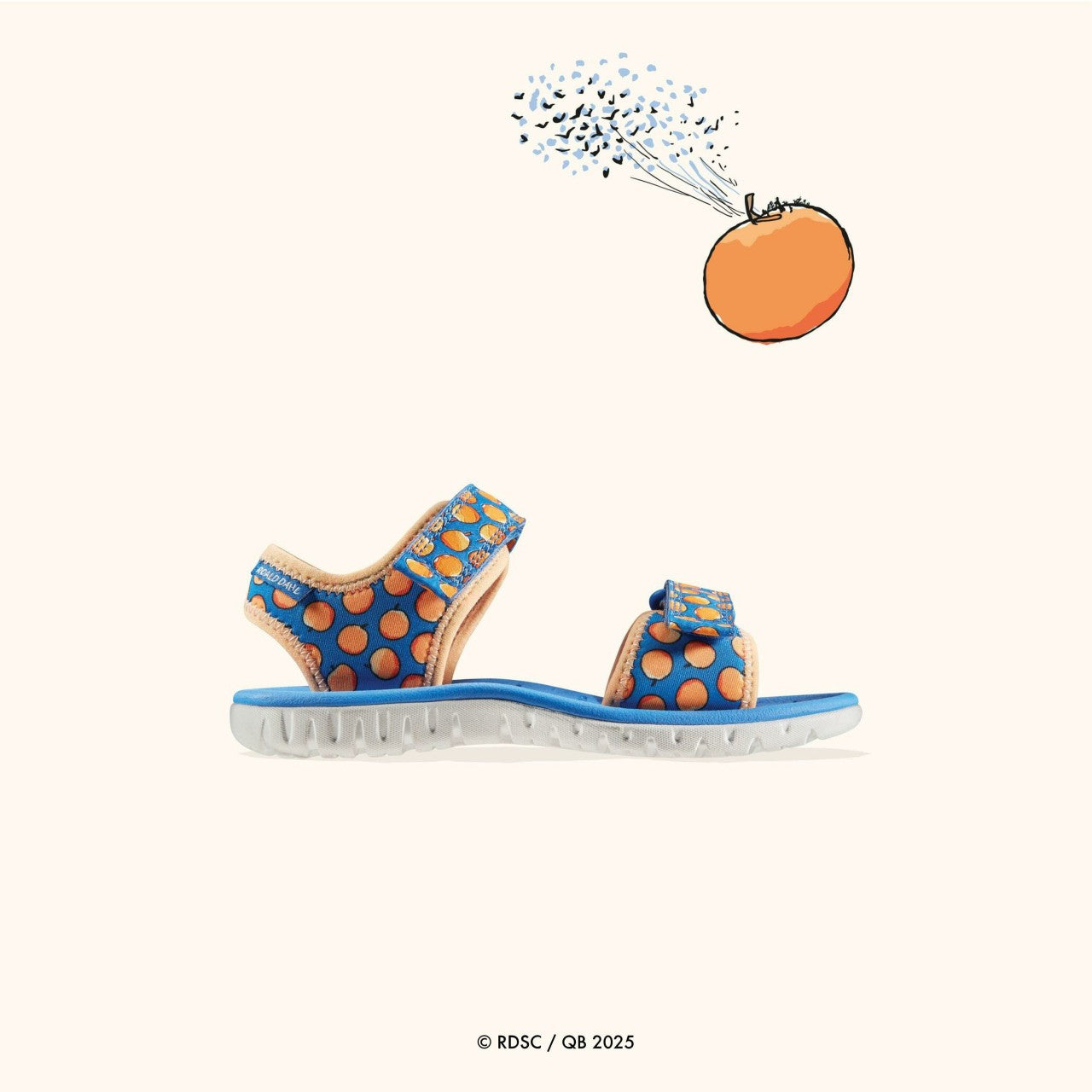 Kids Roald Dahl James & the Giant Peach Surfing Air Kid Blue