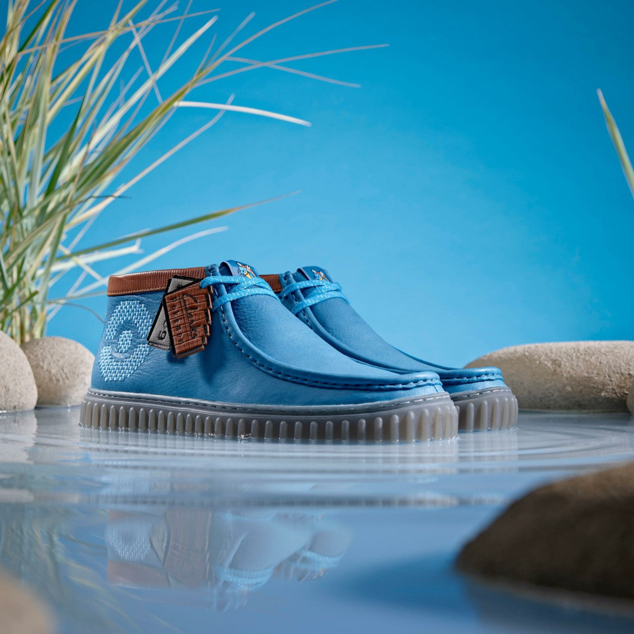 Men|Women Torhill Explore Blue Leather