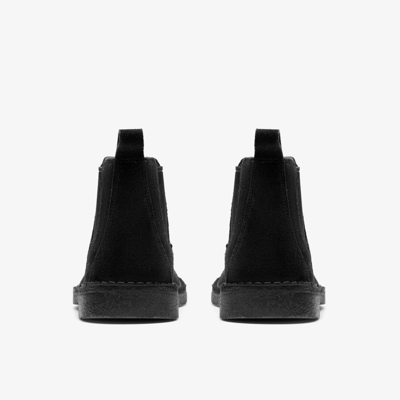 Men Desert Chelsea Black Suede