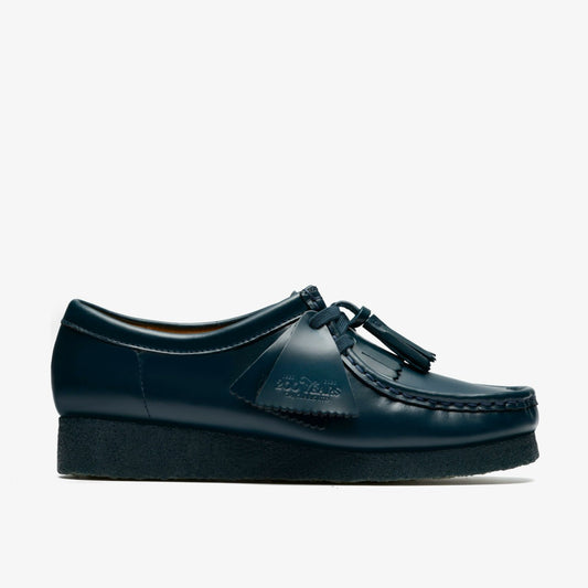 Women Wallabee Dark Teal Leather
