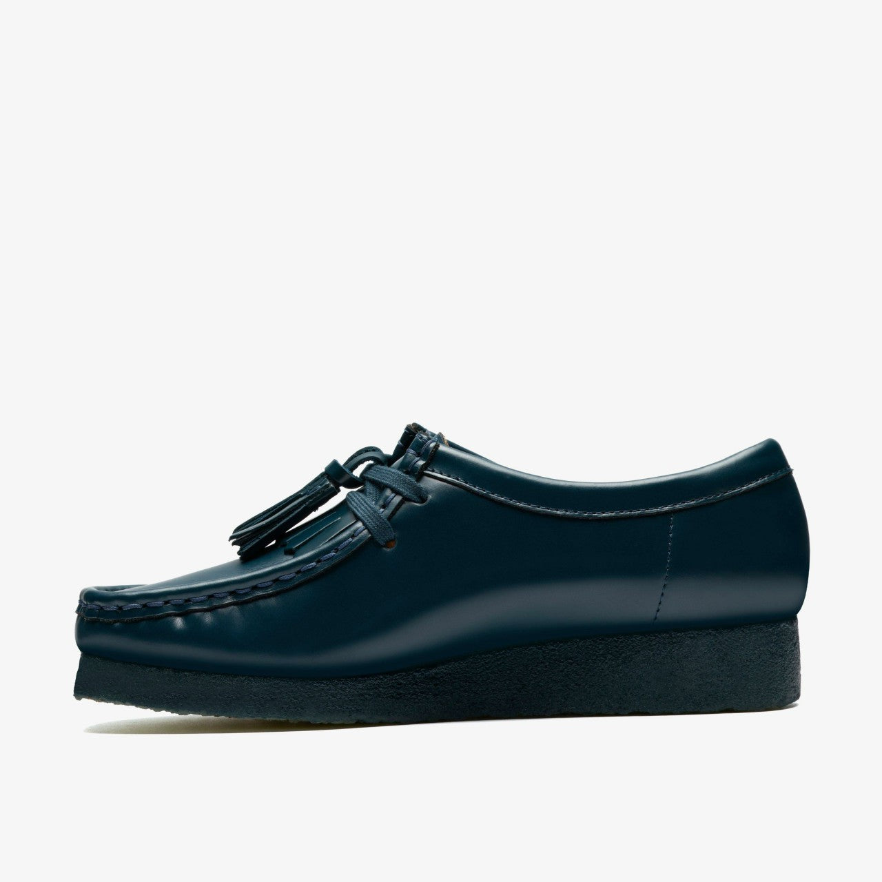 Women Wallabee Dark Teal Leather