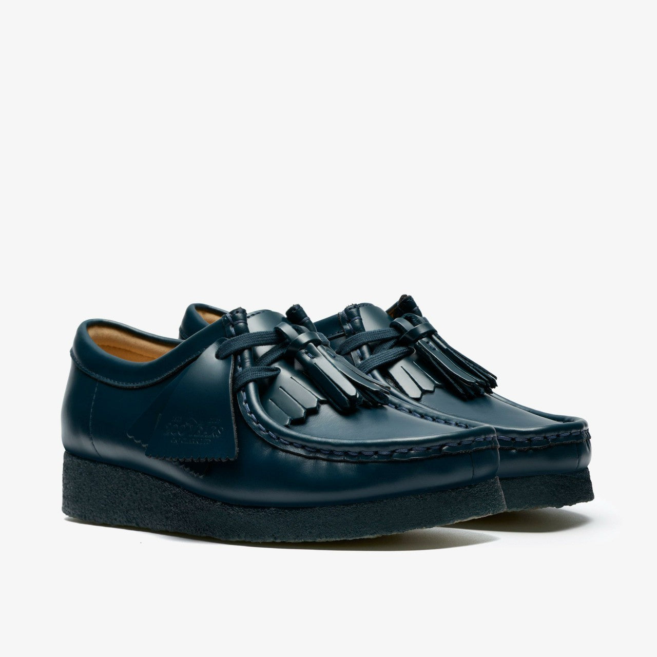 Women Wallabee Dark Teal Leather