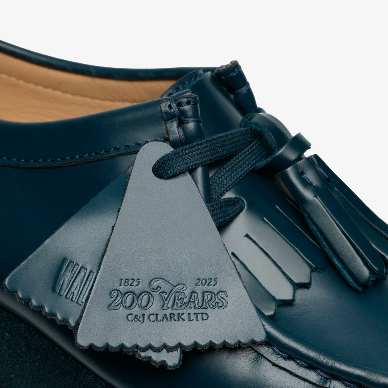 Women Wallabee Dark Teal Leather