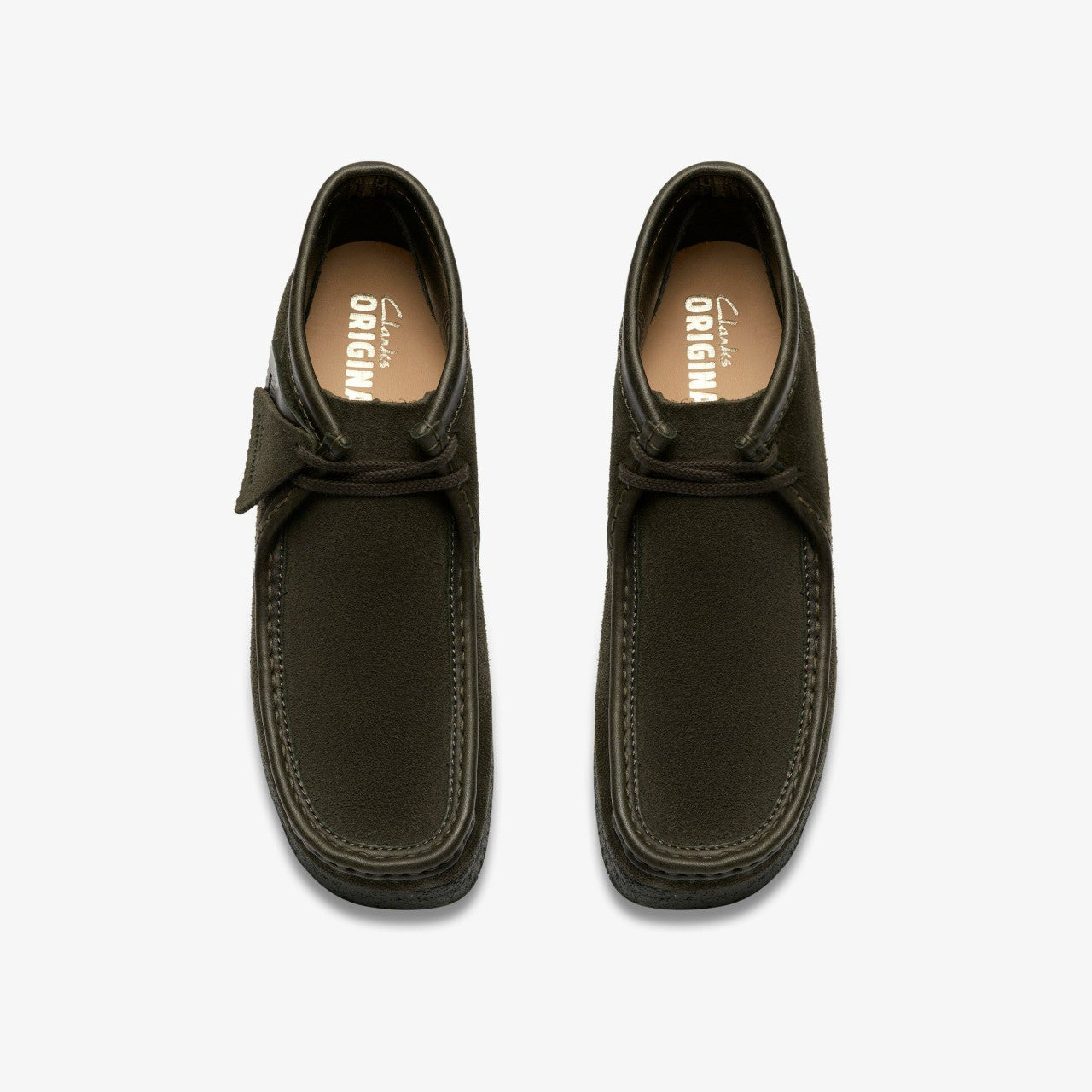 Men Wallabee Boot Loden Green Suede