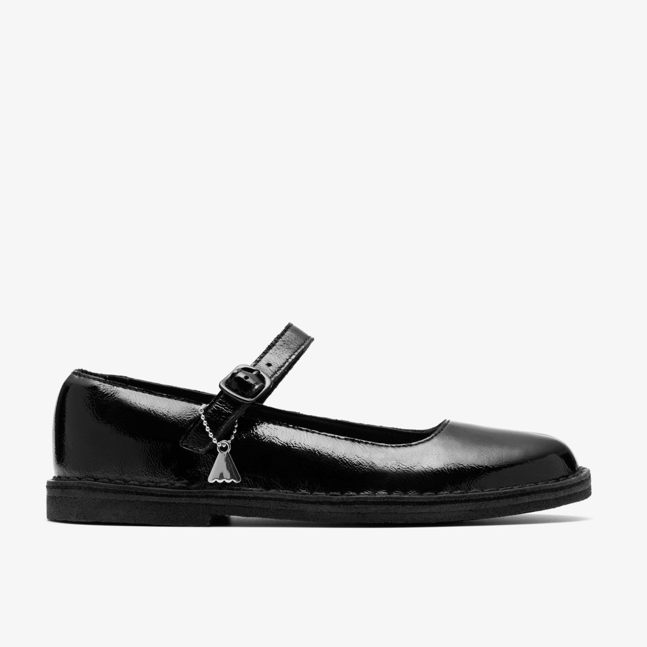 Women Desert Jane Black Patent
