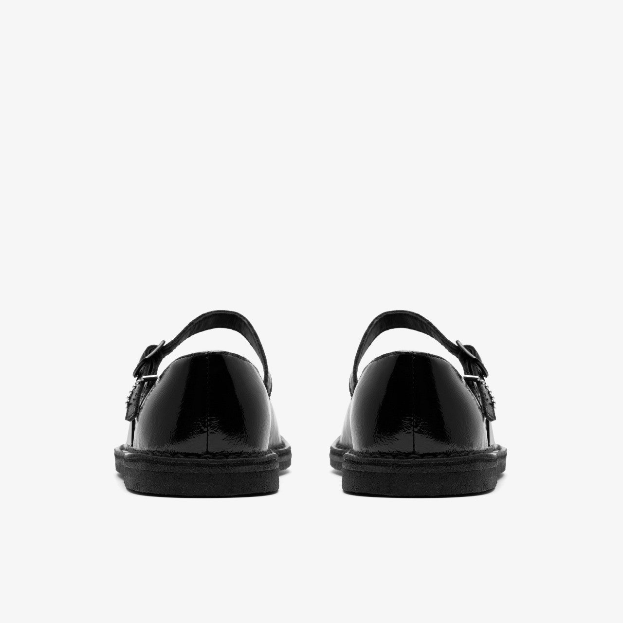Women Desert Jane Black Patent