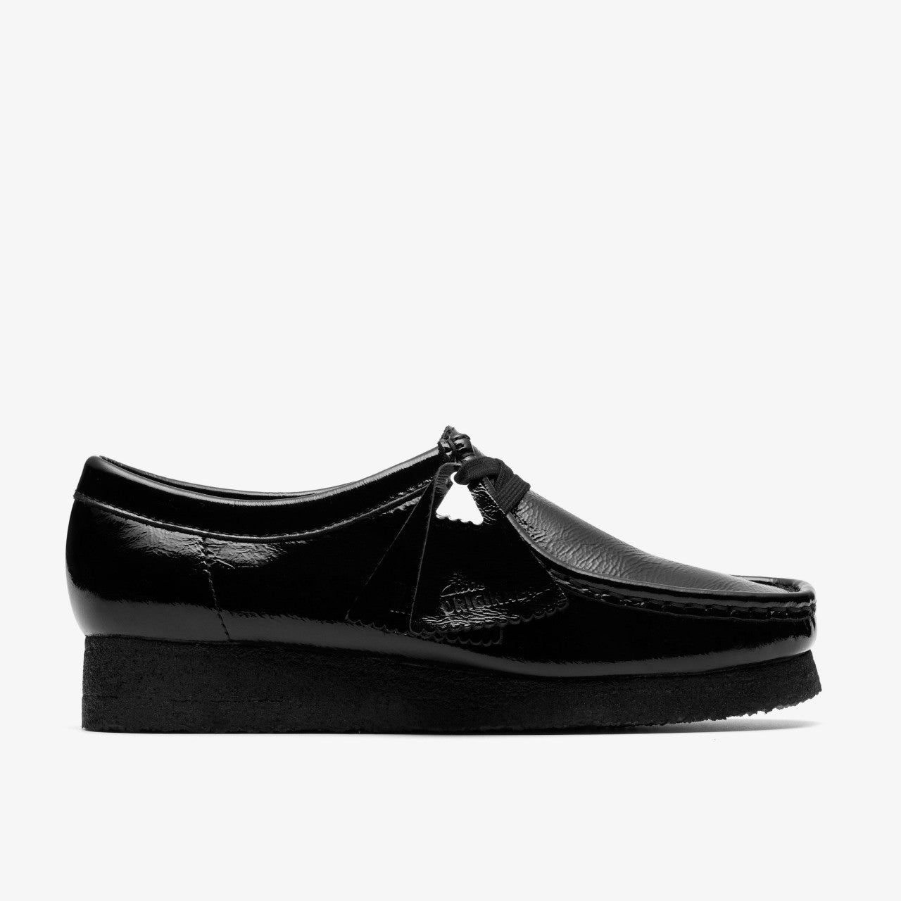 Women Wallabee Black Patent