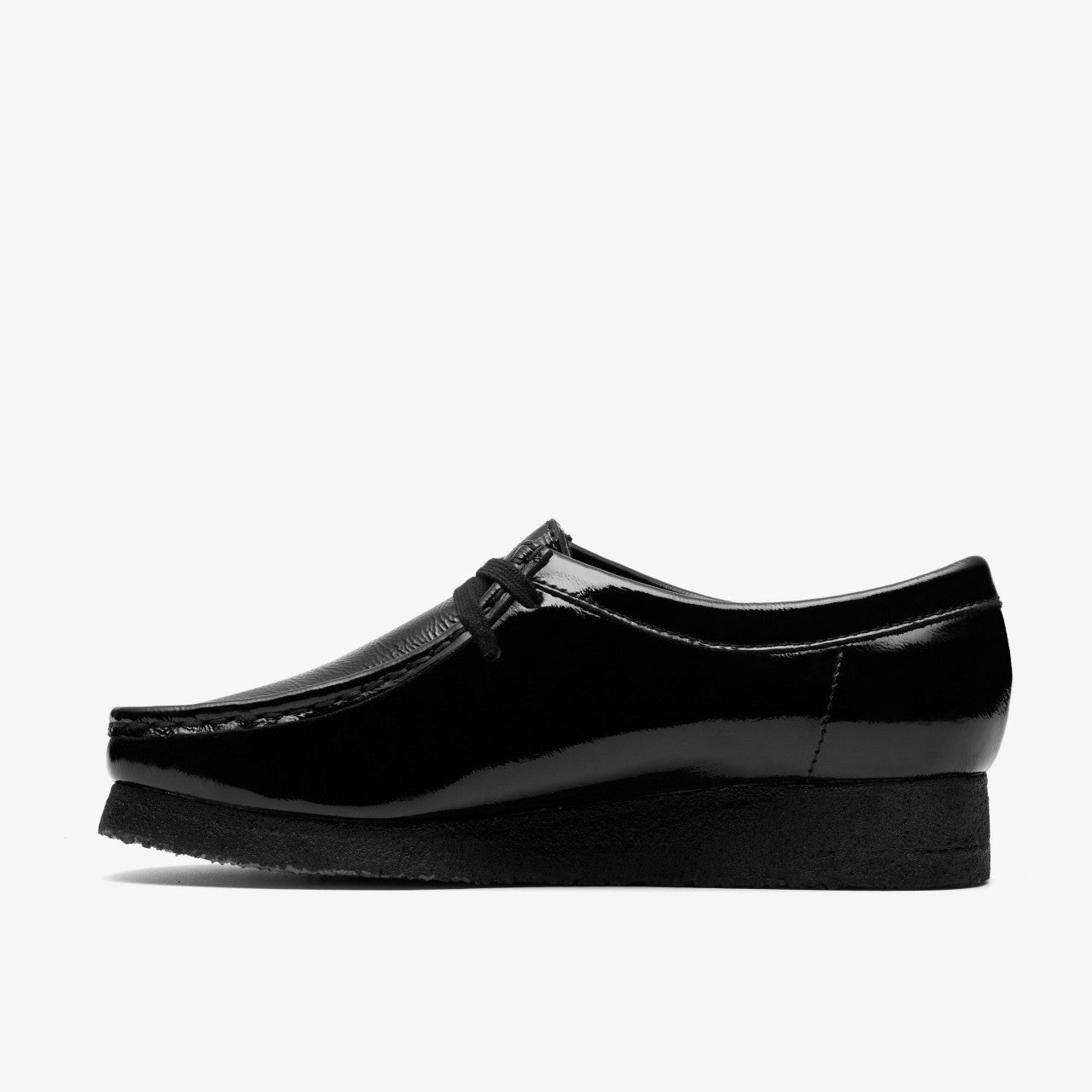 Women Wallabee Black Patent