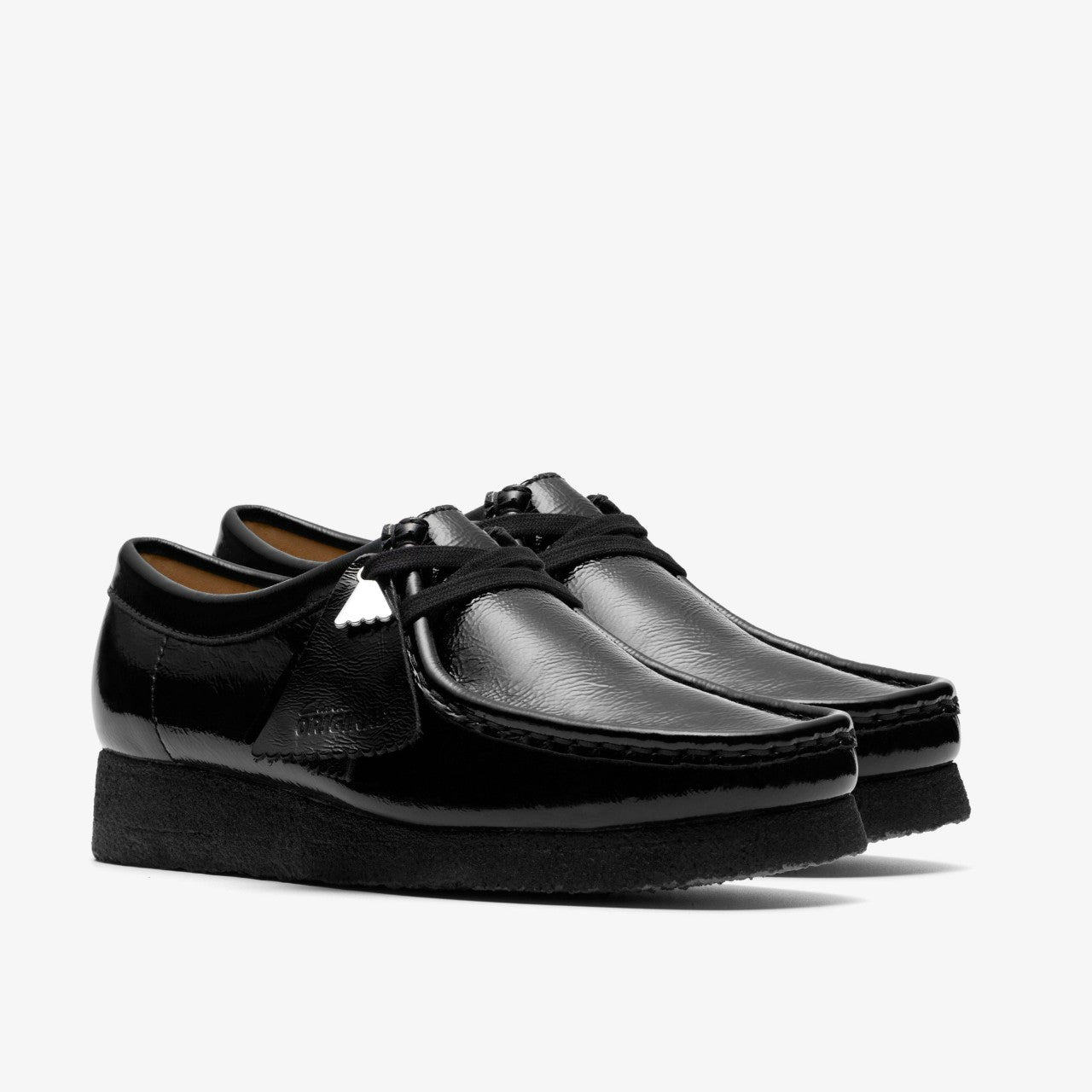 Women Wallabee Black Patent