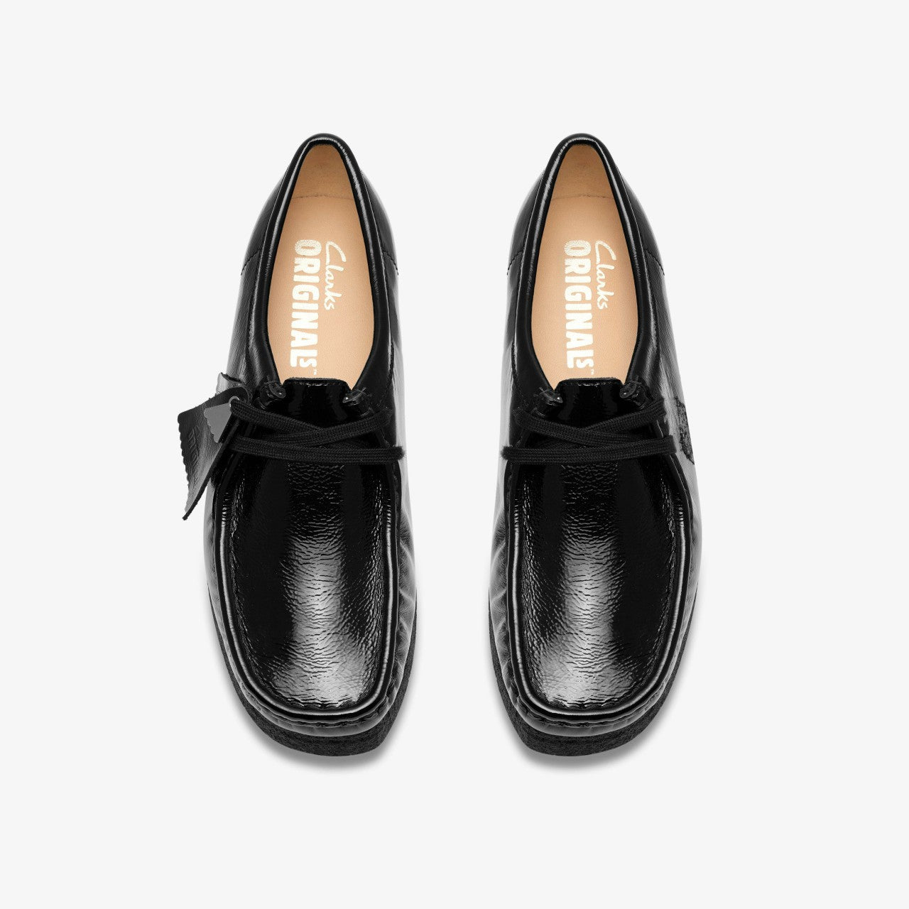 Women Wallabee Black Patent